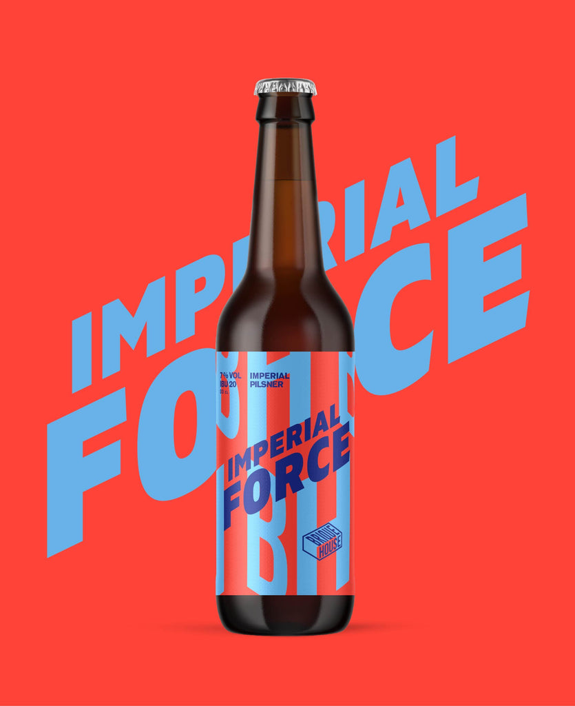 Imperial Force : notre bière éphémère imperial pils. Une lager en plus forte